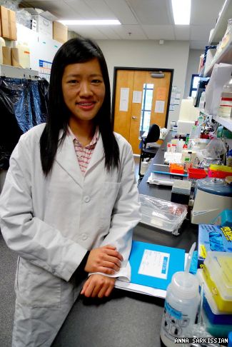 Selina Oh Siew Ling, who is completing her PhD in microbiology at the National University of Malaysia, is spending five months at Concordia to study filamentous fungus.